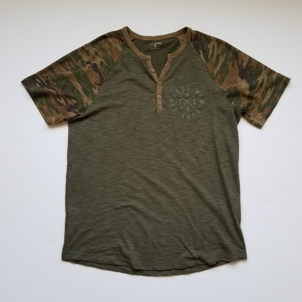 EXPRESS Men's Army Fatigue T-Shirt